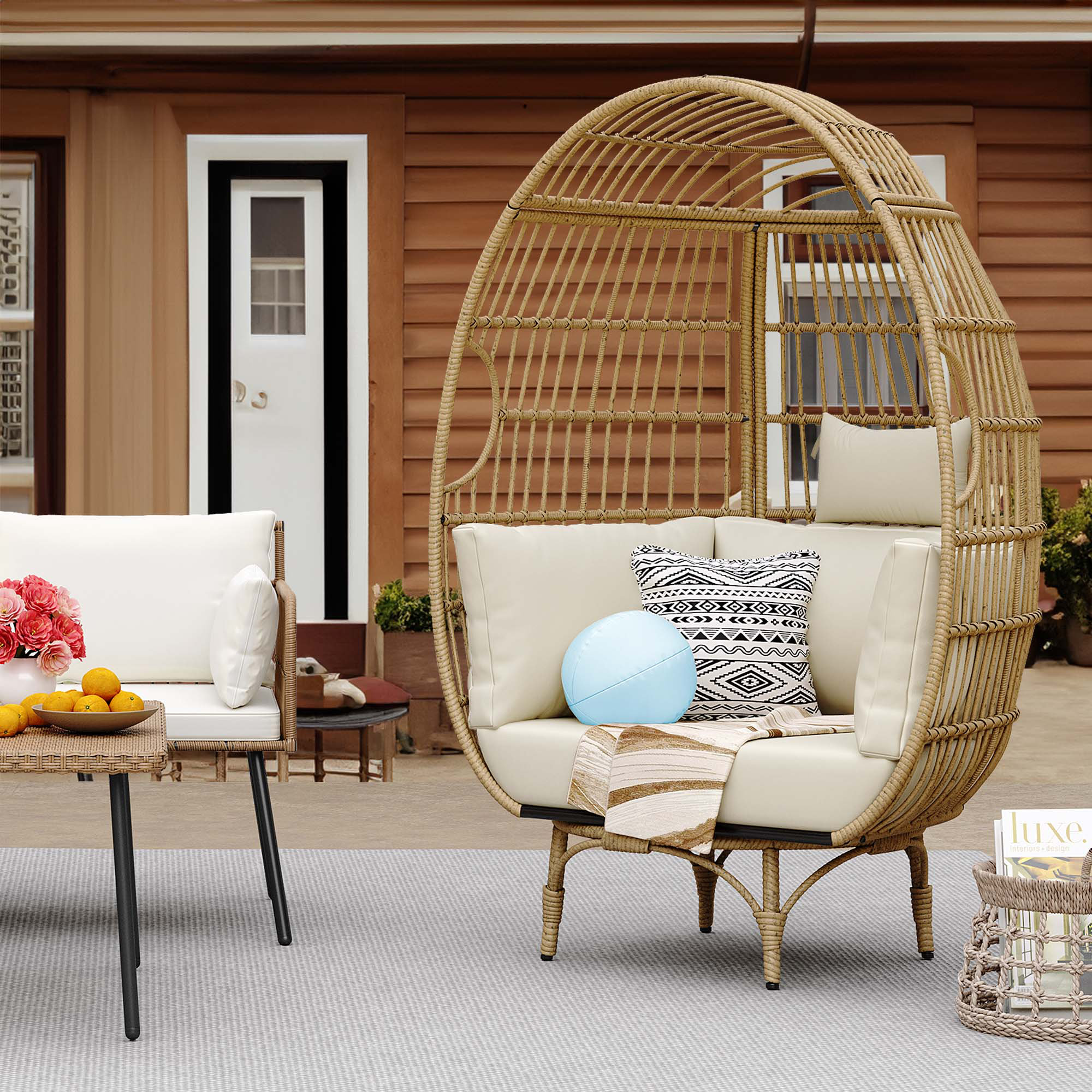 Wide outdoor chair sale